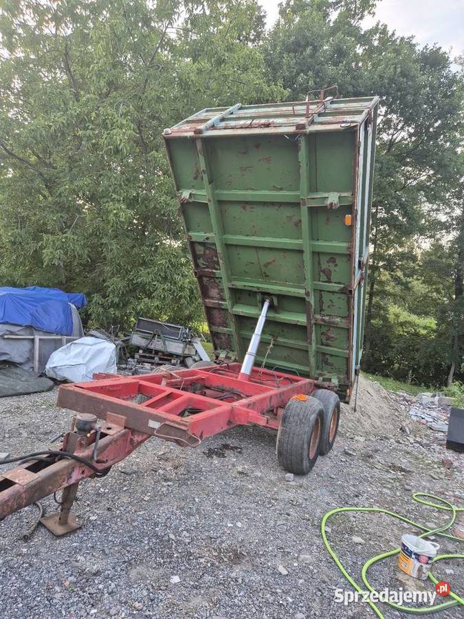 Przyczepa tandem warfama 8 przyczepa dwu osiową nieuszkodzony małopolskie Gdów