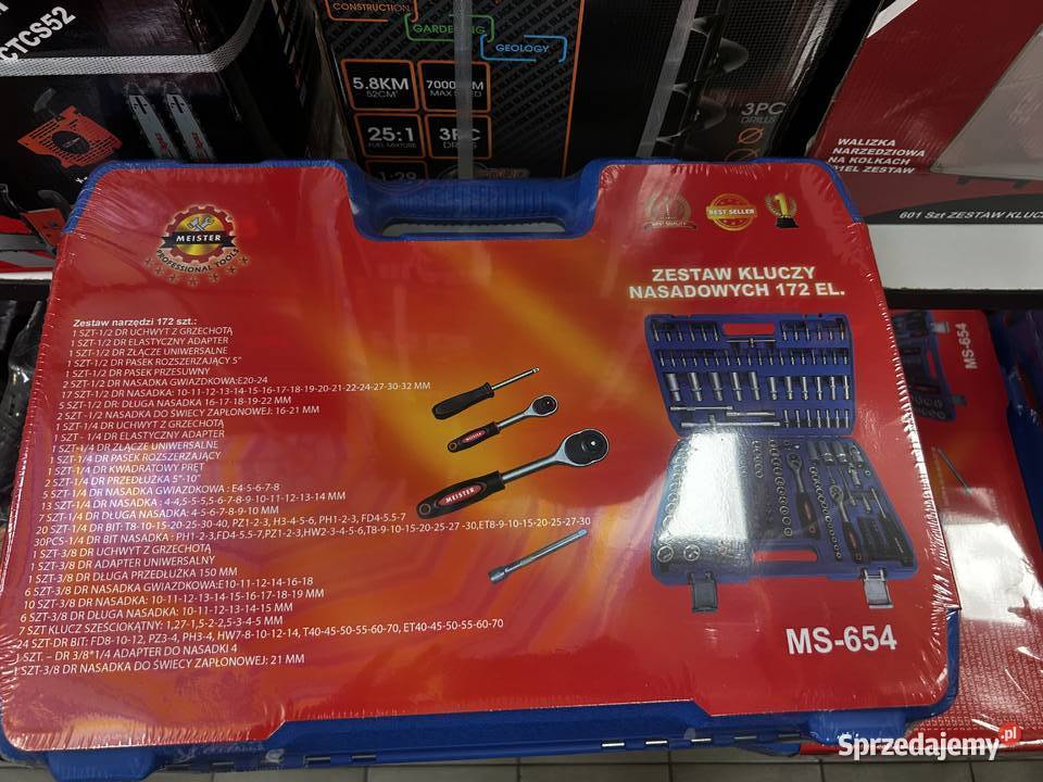 OKAZAJA ZESTAW KLUCZY NASADOWYCH 172sztuki 3 Lublin