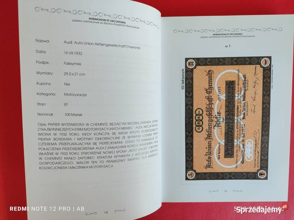 Patrimonium et oeconomia Papiery wartościowe Katowice