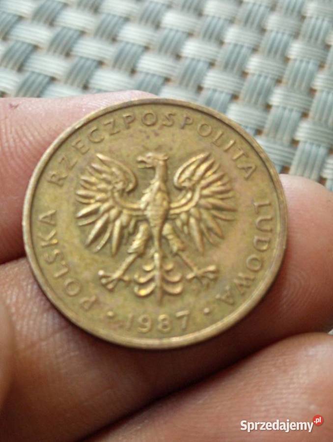 sprzedam 5 zl 1987 r destrukt wybita jedna Chełm
