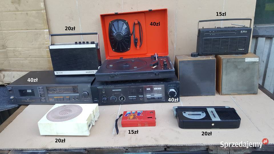 Philips F6133 Unitra camping WG 701 Dorota IC śląskie Bytom