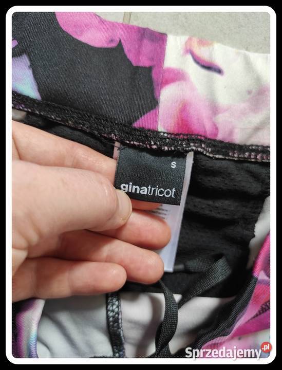 Legginsy sportowe wzorzyste kolorowe jogging mazowieckie Płock