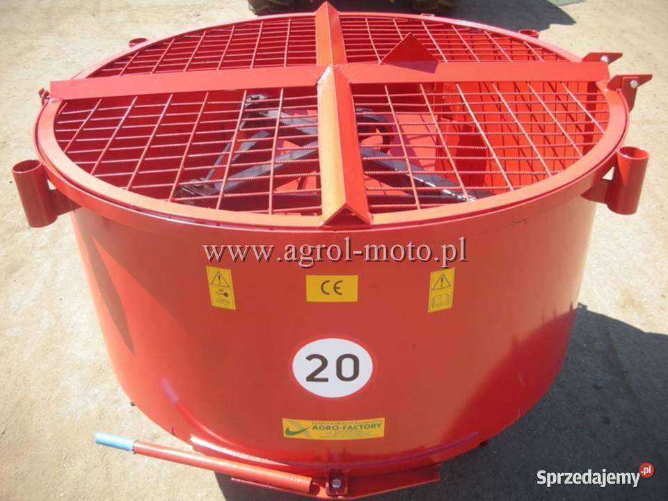 MIESZALNIK PASZ BETONIARKA WOM 1200l Gwarancja nieuszkodzony