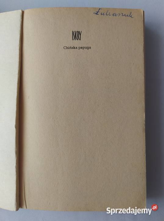 CHIŃSKA PAPUGA Earl Derr Biggers Hajnówka