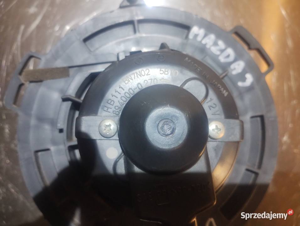 Dmuchawa wentylator mazda 3 bk osobowe mazowieckie Płońsk