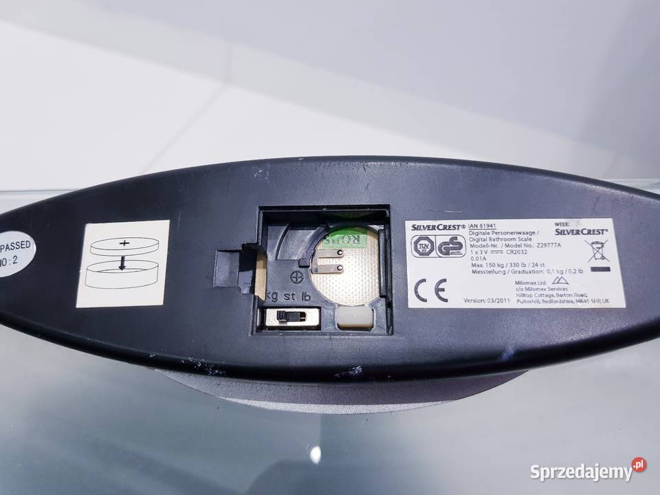 Waga łazienkowa SilverCrest Pozostałe śląskie Dąbrowa Górnicza