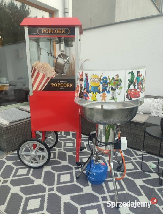 Wata cukrowa PopcornWynajem organizacja imprezy wielkopolskie Poznań obsługa imprez
