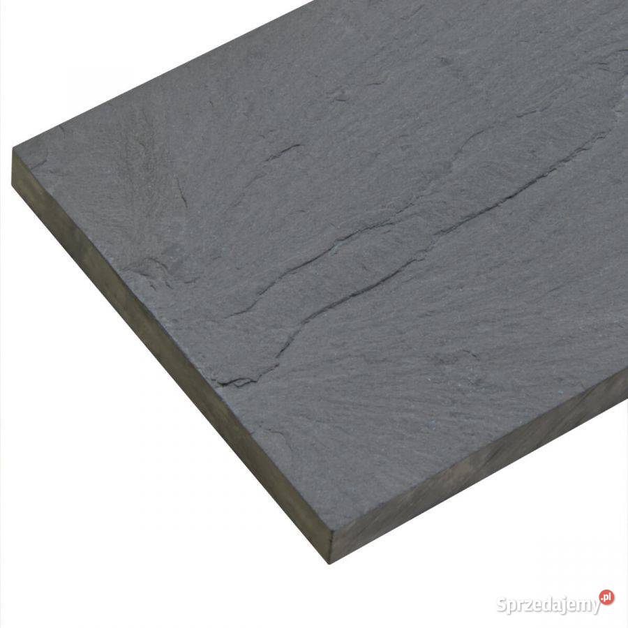 Płytki Łupek Carbon Black naturalny 10x30x113 Kraków