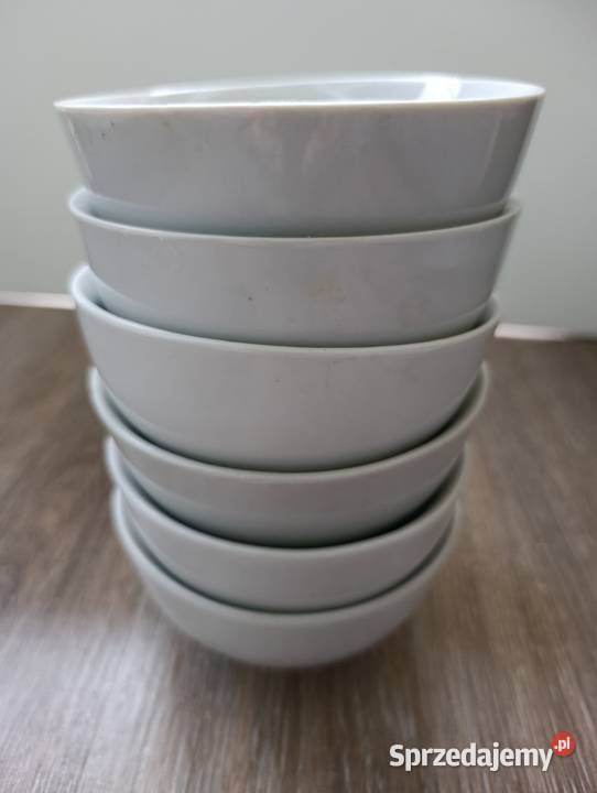 Miseczki nieużywane 6 sztuk Bogucice PRL Porcelana i szkło świętokrzyskie Kielce