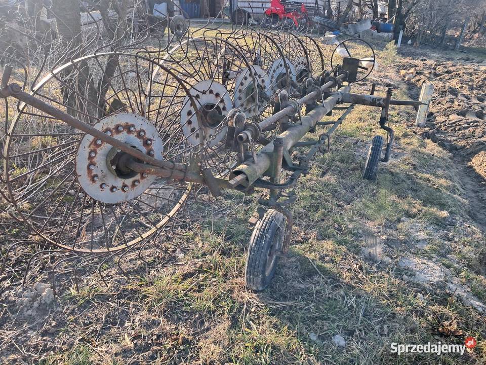 Zgrabiarka przewracarka do siana słomy na 5 Lublin