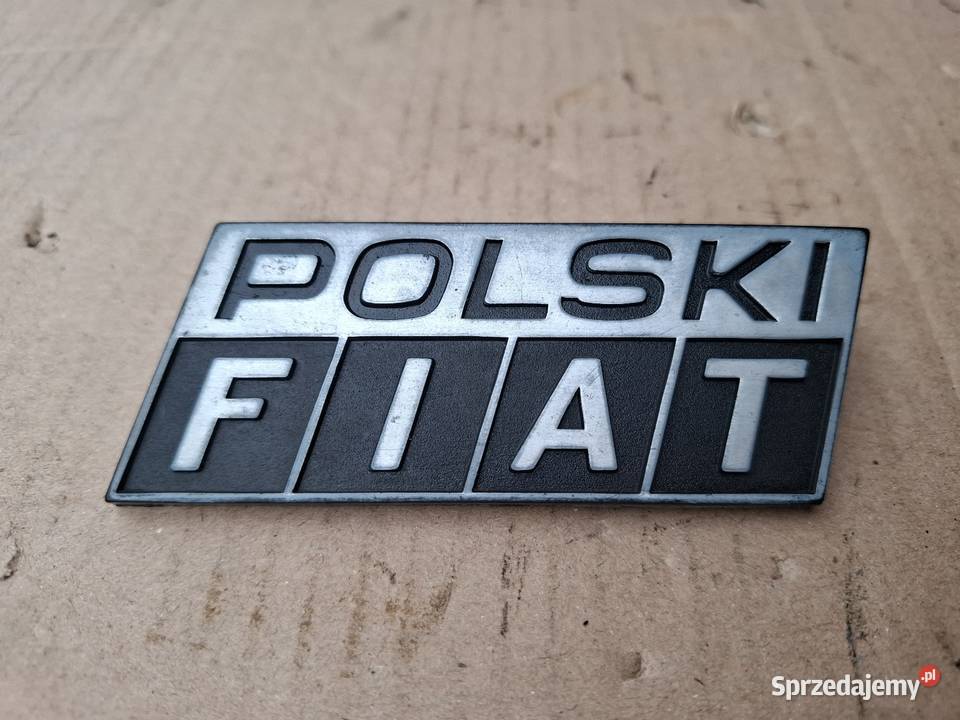 Emblemat znaczek logo Polski Fiat 126p Maluch Strzelce Opolskie sprzedam