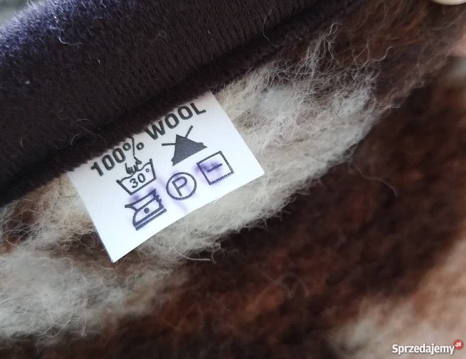 Koc wełniany Pled kapa narzuta Wełna 100 sprzedam