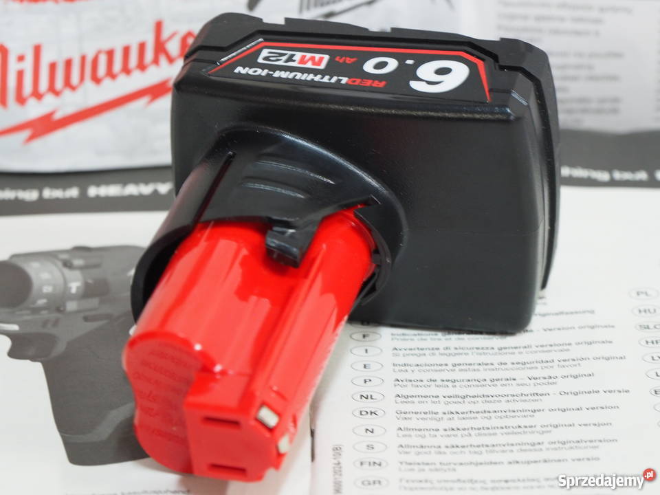 MILWAUKEE M12 bateria 12v 6Ah akumulator Berner Elektryczne Baszkówka