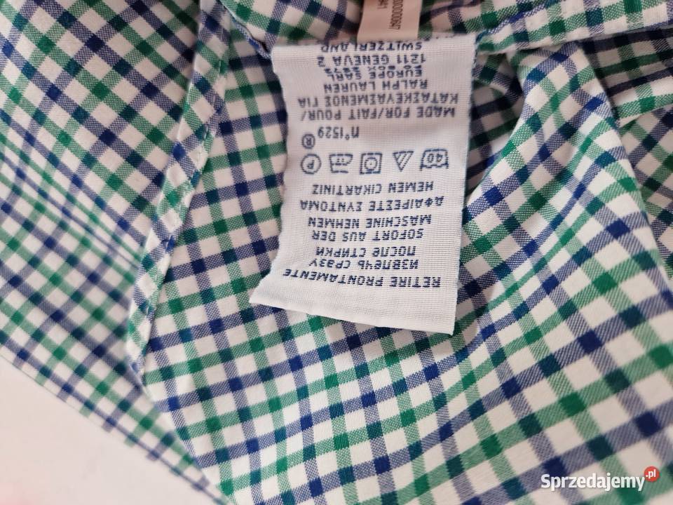 Koszula w kratę Ralph Lauren rozmiar S Ralph Lauren Bibice
