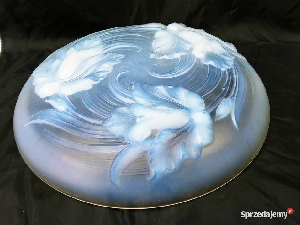 Miska na owoce Szkło opalizujące Verlys Orchidee lubuskie Nowa Sól sprzedam