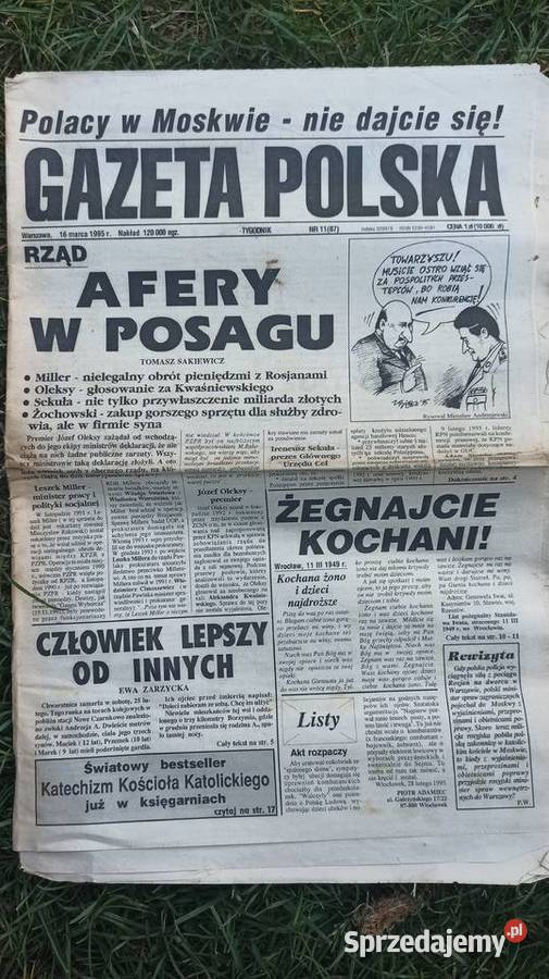 Stare gazety Gazeta Polska Kulisy Głos