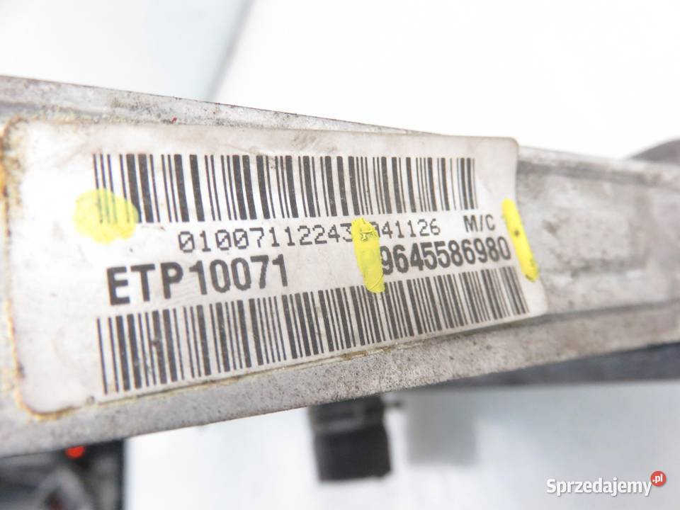 CHŁODNICA WODY PEUGEOT 407 22 9645586980