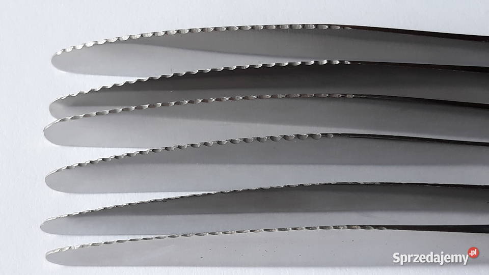 Noże 2 KONWALIE Gerlach sztućce PRL Dąbrowa Górnicza