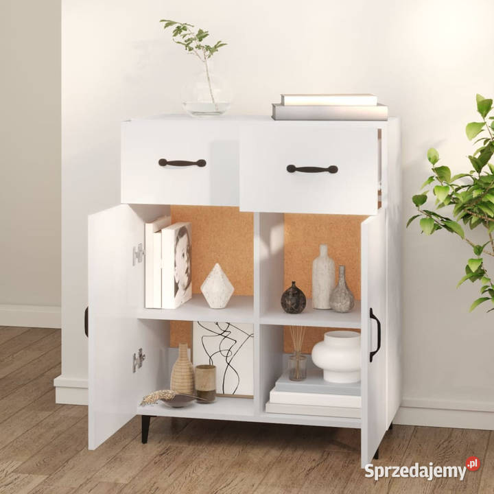 Szafka biała 695x34x90 materiał drewnopochodny