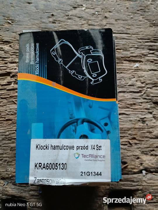 Klocki hamulcowe przód renault Clio 2 Przyszowice