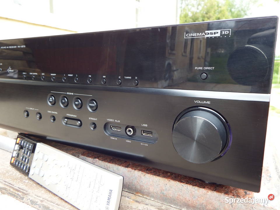 Amplituner AV kina domowego Yamaha RXV673 super Bolesławiec
