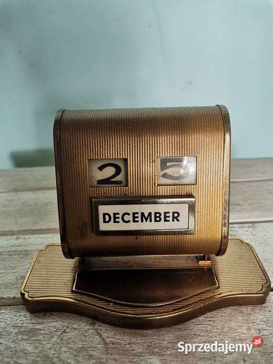 Kalendarz wieczny z lat 30 ttych Art Deco