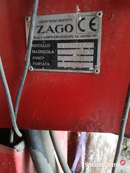 Wóz paszowy cztero ślimakowy poziomy firmy zago Opole