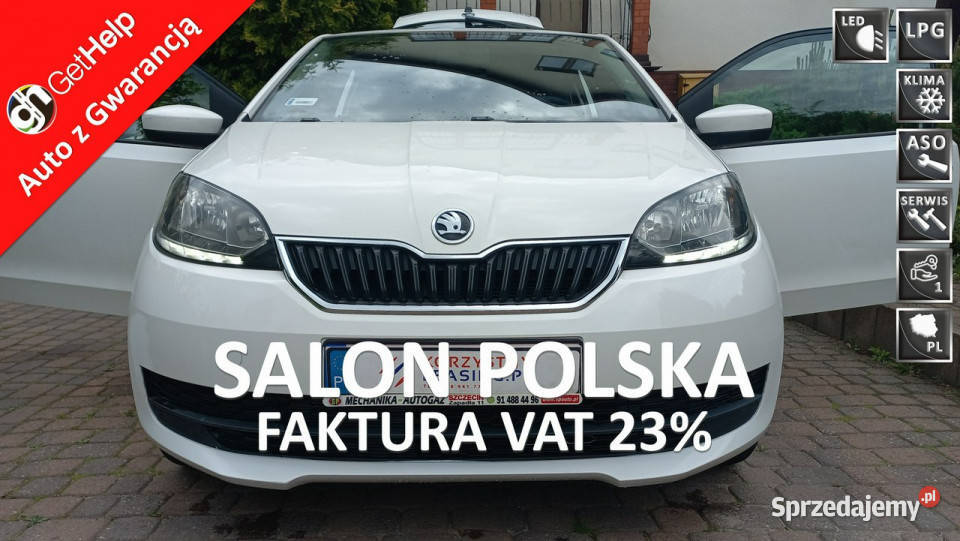koda Citigo 10 MPI Instalacja Gazowa Salon Ledy