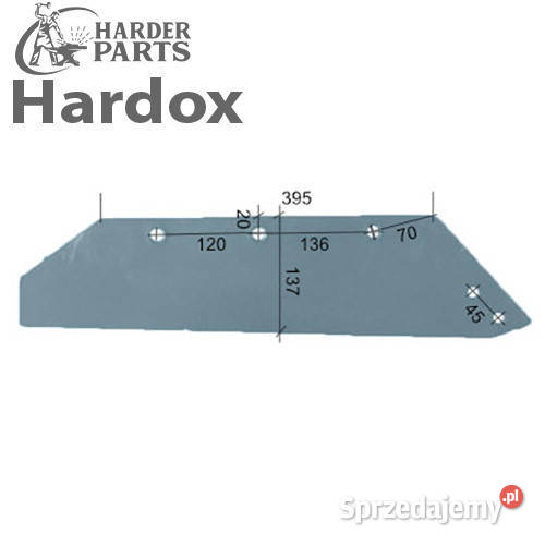 Lemiesz 300hektarów HARDOX 969029P 1416 do pługa Suwałki