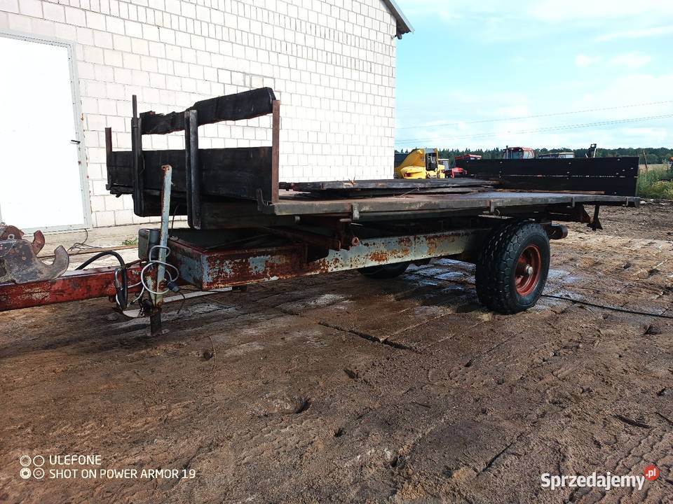 Przyczepa wywrotka 6t na 3 strony z hamulcem Rostkowo
