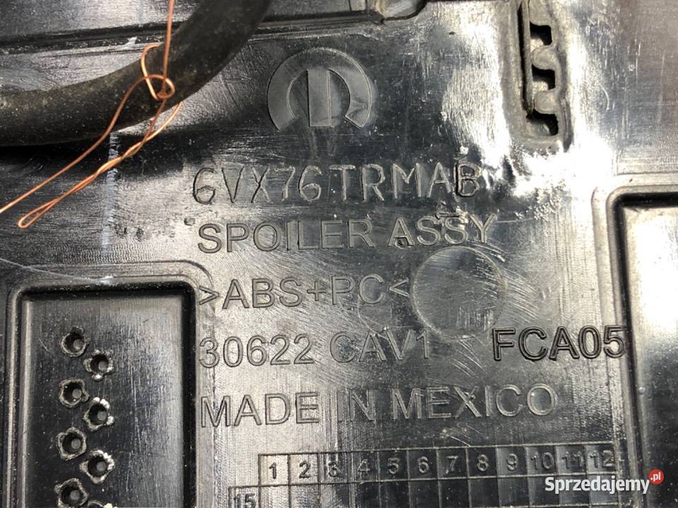 SPOILER LOTKA JEEP COMPASS MP SUV 6VX76TRMAB sprzedam