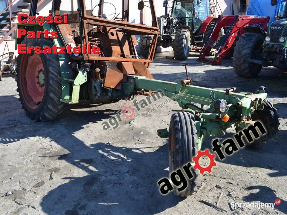 Fendt 255 GT części skrzynia biegów zwolnica oś Byków sprzedam