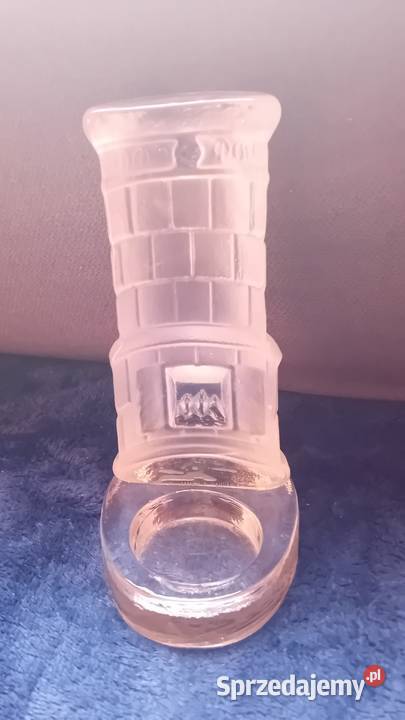 Kryształowy świecznik Tealight w formie pieca Koźminek