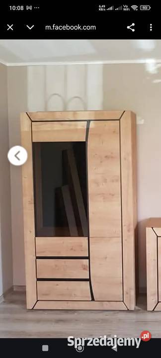 Meble Kobe Witryna stół 6x krzesła Chairs Export Meble do salonu Lublin sprzedam