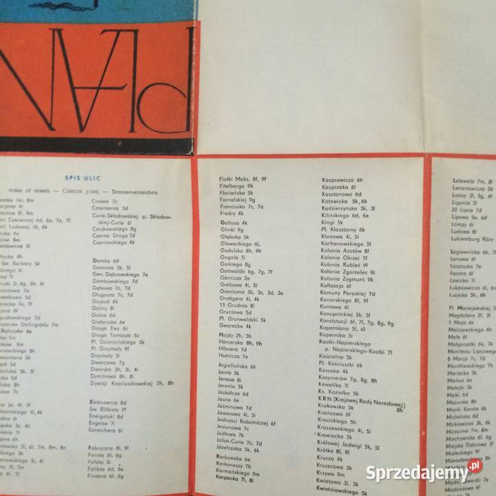 2276 Plan Bytomia Antykwariat