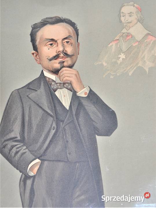 litografia Vincent Brooks karykatura Vanity Fair Pozostałe mazowieckie sprzedam