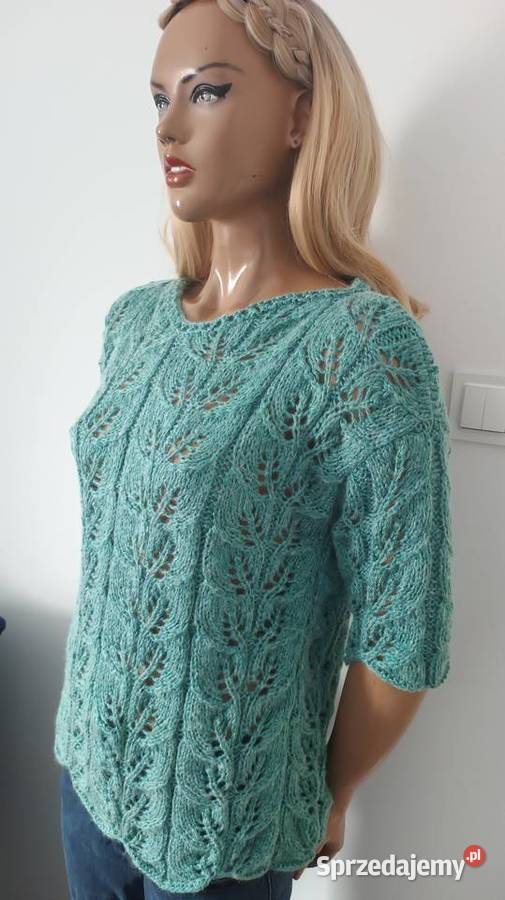 Sweterek ręcznie robiony na drutach Ostrów Wielkopolski