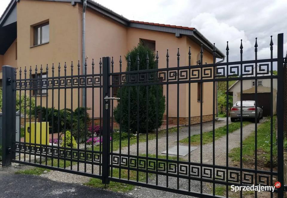 Brama dwuskrzydłowafurtka kpl E04 ocynkkolor Gorlice