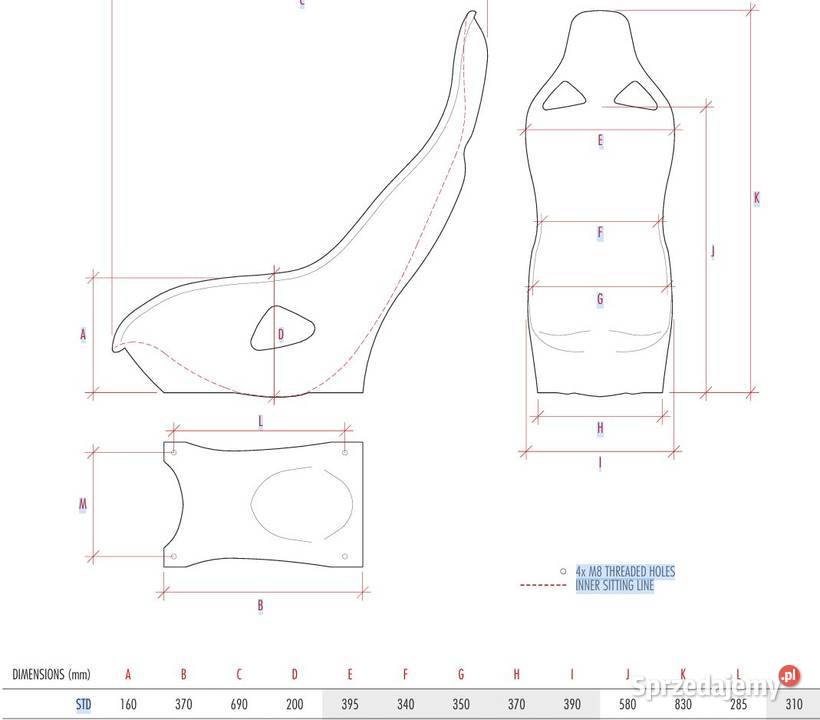Fotele kubełkowe Lotus 7 radical buggy osobowe podkarpackie Rzeszów