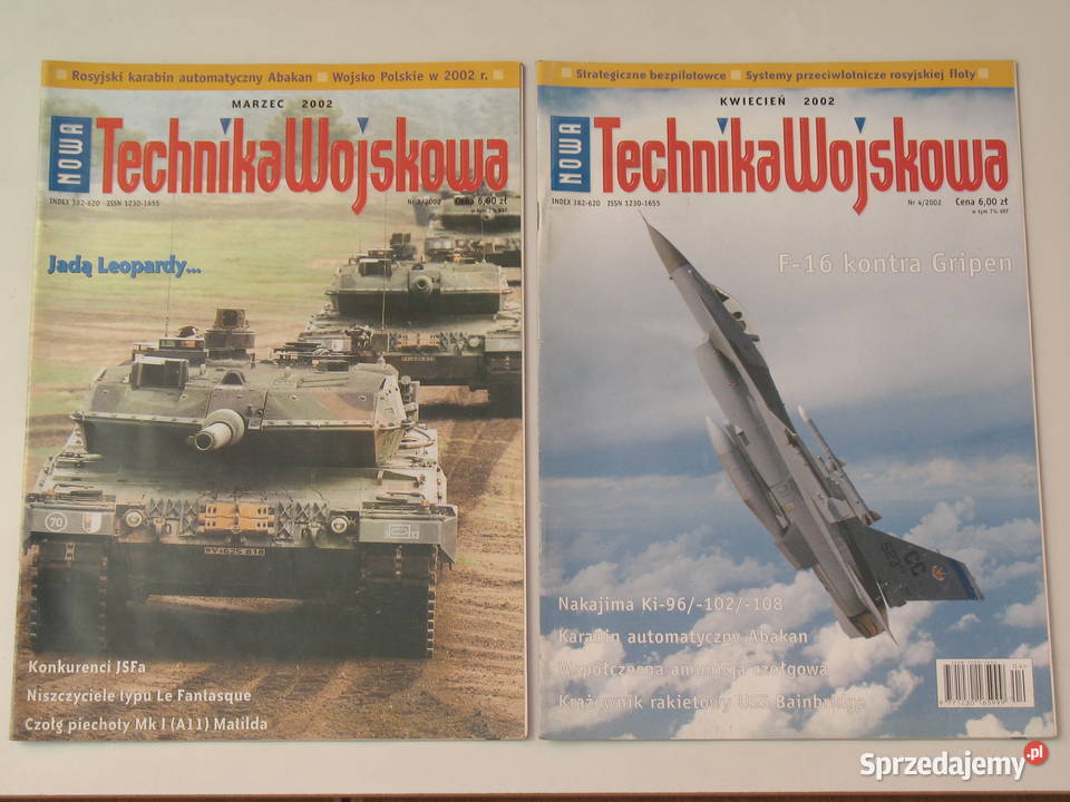 Technika Wojskowa 17 i 912 rocznik 2002 Wojsko i militaria Kraków