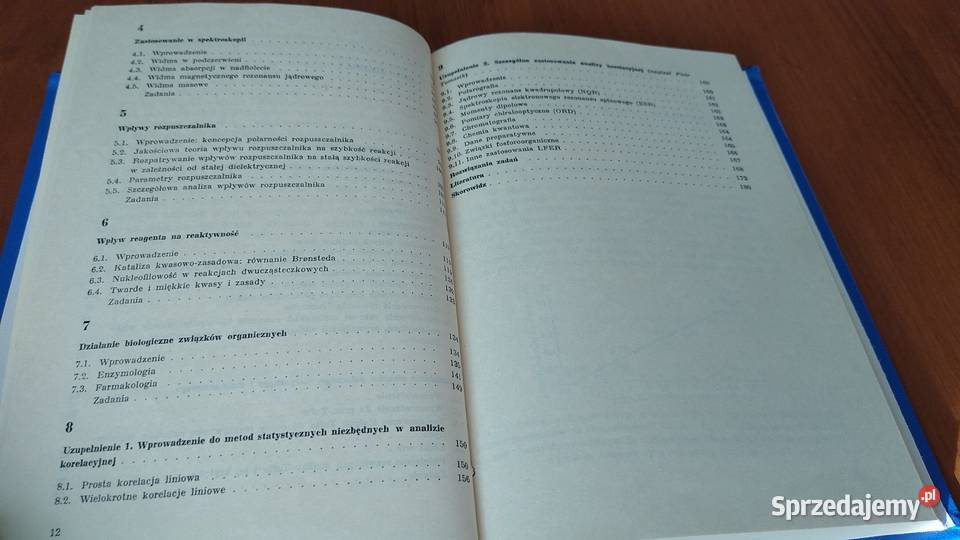 Analiza korelacyjna w chemii organicznej wstęp ISBN 830100441X Gdańsk