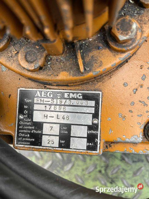 Mobilna Elektryczna Pompa Hydrauliczna AEG 380v Tuliszków