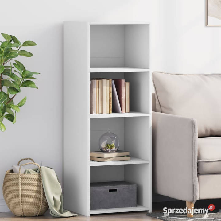 Wysoka szafka biała 45x41x124 materiał mazowieckie Warszawa