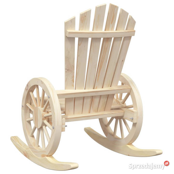 Krzesła bujane Adirondack 2 lite drewno jodłowe mazowieckie