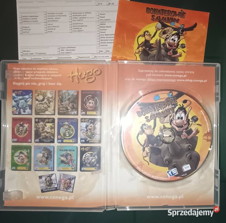 Hugomania Bohaterowie Sawanny Hugo ITE Media Rzeszów sprzedam