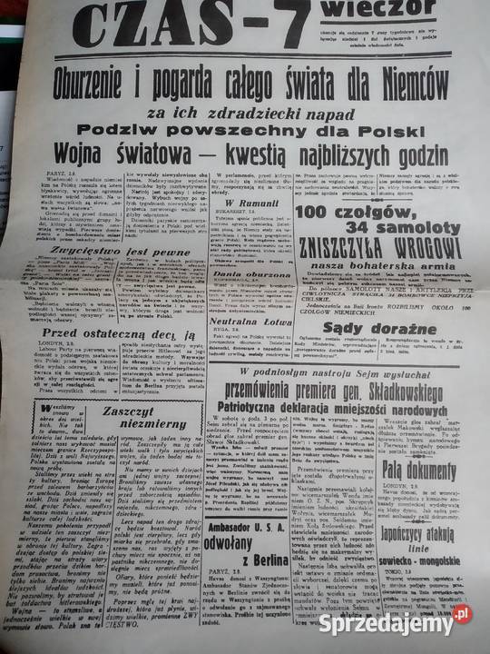 Gazety Wojenne historia wojen 1939 1950 Warszawa