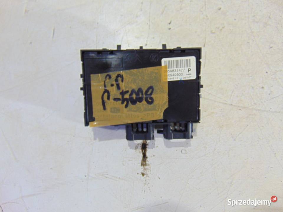 PANEL REGULACJI FOTELA PRAWY 5008 I 9659831477 sprzedam