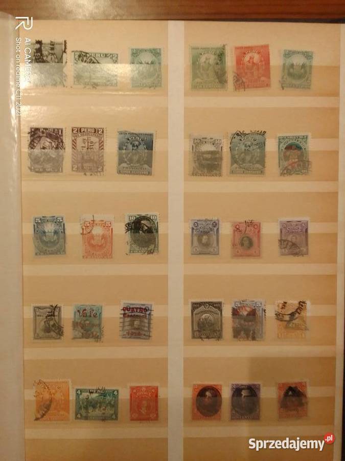 Klaser ze starymi znaczkami małopolskie Zabierzów