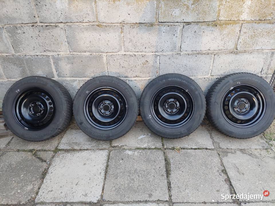 Koła VW R15 z oponami zimowymi 19565 Hankook