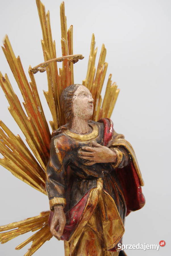 Madonna Immaculata rzeźba drewno Bawaria XVIII w Poznań
